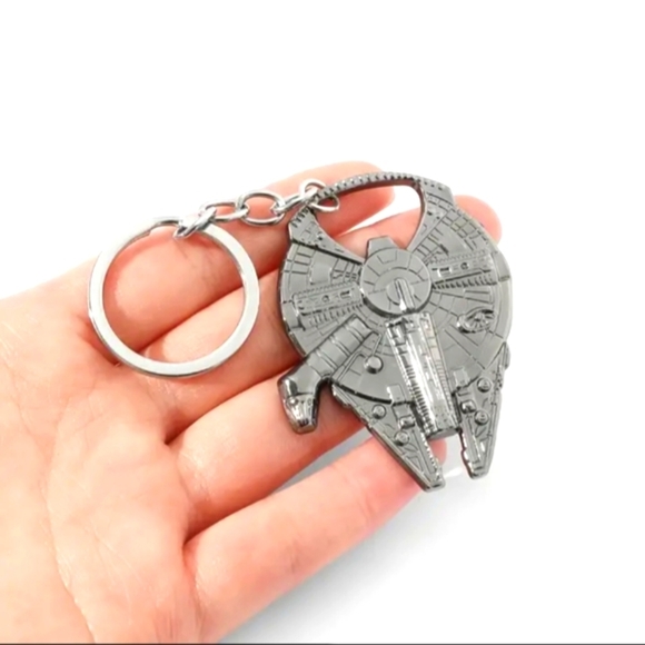MILLENNIUM Falcon bottle opener keychain rebel alliance - Picture 3 of 7